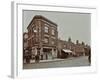 Row of Shops in Lea Bridge Road, Hackney, London, September 1909-null-Framed Photographic Print