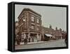 Row of Shops in Lea Bridge Road, Hackney, London, September 1909-null-Framed Stretched Canvas