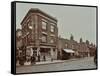 Row of Shops in Lea Bridge Road, Hackney, London, September 1909-null-Framed Stretched Canvas