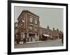 Row of Shops in Lea Bridge Road, Hackney, London, September 1909-null-Framed Photographic Print