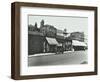 Row of Shops Including the West London Workshops for the Blind, London, 1913-null-Framed Photographic Print