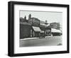 Row of Shops Including the West London Workshops for the Blind, London, 1913-null-Framed Photographic Print