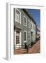 Row of Timber Framed Townhouses in Georgetown-John Woodworth-Framed Photographic Print