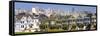 Row of Victorian Houses in San Francisco-Anna Miller-Framed Stretched Canvas