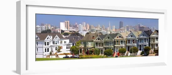 Row of Victorian Houses in San Francisco-Anna Miller-Framed Photographic Print