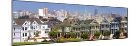 Row of Victorian Houses in San Francisco-Anna Miller-Mounted Photographic Print