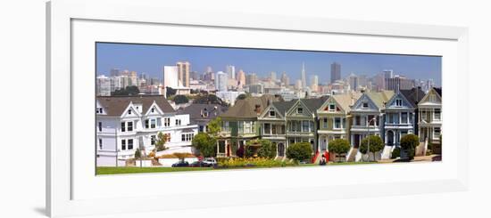 Row of Victorian Houses in San Francisco-Anna Miller-Framed Photographic Print