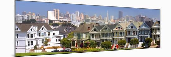 Row of Victorian Houses in San Francisco-Anna Miller-Mounted Photographic Print