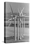Row of Wind Turbines at Wind Farm-Terry Schmitt-Stretched Canvas