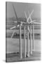 Row of Wind Turbines at Wind Farm-Terry Schmitt-Stretched Canvas