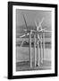 Row of Wind Turbines at Wind Farm-Terry Schmitt-Framed Photographic Print