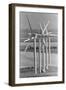 Row of Wind Turbines at Wind Farm-Terry Schmitt-Framed Photographic Print