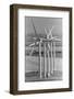 Row of Wind Turbines at Wind Farm-Terry Schmitt-Framed Photographic Print