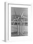 Row of Wind Turbines at Wind Farm-Terry Schmitt-Framed Photographic Print