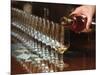 Row of Wine Tasting Glasses, Chateau La Tour Blanche, Sauternes-Per Karlsson-Mounted Photographic Print