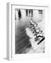 Row of Women Water Skiing-Everett Collection-Framed Photographic Print