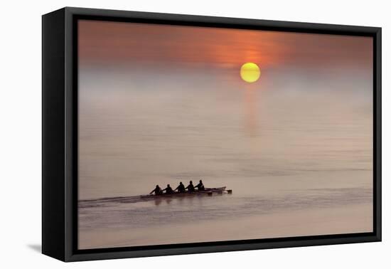 Row,Row,Row Your Boat-Adrian Campfield-Framed Stretched Canvas