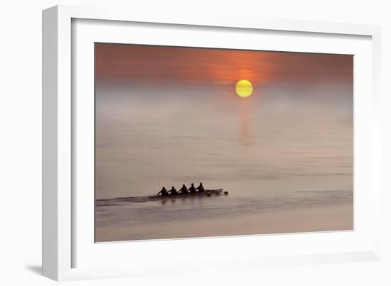 Row,Row,Row Your Boat-Adrian Campfield-Framed Photographic Print