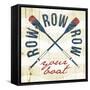 Row Your Boat-Jace Grey-Framed Stretched Canvas