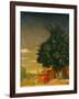 Rowan Tree, 1918-Harald Oscar Sohlberg-Framed Giclee Print