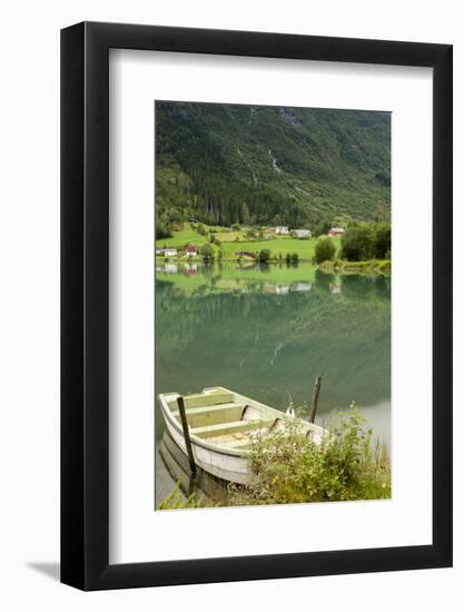 Rowboat. Olden, Norway-Tom Norring-Framed Photographic Print