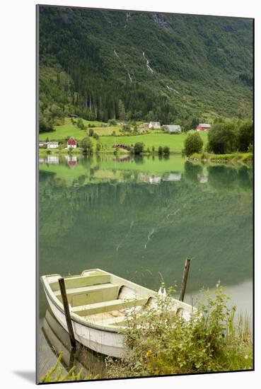 Rowboat. Olden, Norway-Tom Norring-Mounted Photographic Print