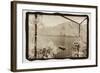 Rowboat on Lake Como-Theo Westenberger-Framed Photographic Print