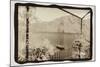 Rowboat on Lake Como-Theo Westenberger-Mounted Photographic Print