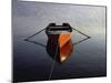 Rowboat with Reflection-null-Mounted Photographic Print