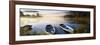 Rowboats at the Lakeside, English Lake District, Grasmere, Cumbria, England-null-Framed Photographic Print