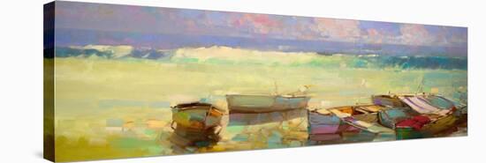 Rowboats-Vahe Yeremyan-Stretched Canvas