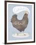 Rowdy Rooster-Clara Wells-Framed Giclee Print