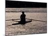 Rower in Portage Bay, Seattle, Washington, USA-William Sutton-Mounted Photographic Print