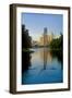 Rower on Chicago River with Skyline-null-Framed Photographic Print