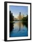 Rower on Chicago River with Skyline-null-Framed Photographic Print