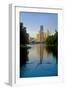 Rower on Chicago River with Skyline-null-Framed Photographic Print