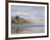 Rower with Fog Bank, Bainbridge Island, Washington, USA-Trish Drury-Framed Photographic Print