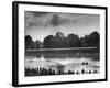 Rowers Competing in Rowing Event on Thames River-Ed Clark-Framed Photographic Print