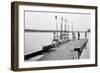 Rowers on Dock-null-Framed Art Print