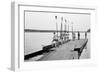 Rowers on Dock-null-Framed Art Print