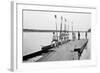 Rowers on Dock-null-Framed Art Print