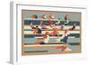 Rowers-Eliza Southwood-Framed Giclee Print