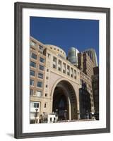 Rowes Wharf by the Waterfront, Boston, Massachusetts, New England, USA-Amanda Hall-Framed Photographic Print