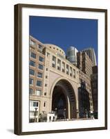 Rowes Wharf by the Waterfront, Boston, Massachusetts, New England, USA-Amanda Hall-Framed Photographic Print
