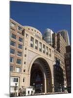 Rowes Wharf by the Waterfront, Boston, Massachusetts, New England, USA-Amanda Hall-Mounted Photographic Print