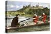 Rowing, 19th Century-null-Stretched Canvas