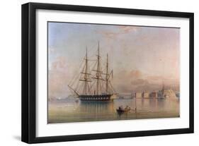 Rowing Ashore, Cork, 1858-George Mounsey Wheatley Atkinson-Framed Giclee Print