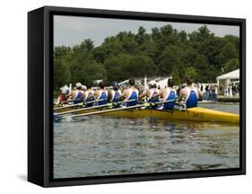 Rowing at the Henley Royal Regatta, Henley on Thames, England, United Kingdom-R H Productions-Framed Stretched Canvas