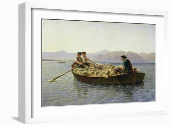 Rowing-Boat, 1863-Rosa Bonheur-Framed Giclee Print