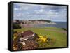 Rowing Boat and Flower Display, South Cliff Gardens, Scarborough, North Yorkshire, England-Mark Sunderland-Framed Stretched Canvas